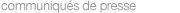 communiqu� de presse